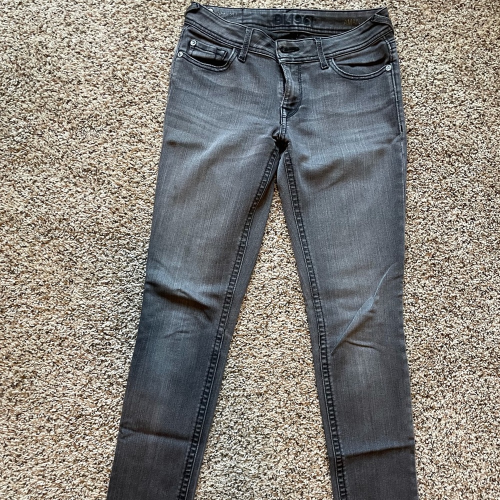 DL 1961 faded black skinny jean